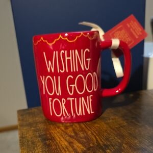 NWT Rae Dunn Chinese New Year Red Mug - Wishing You Good Fortune